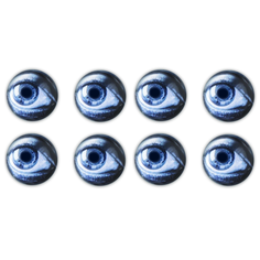 Kikkerland® Realistic Glass Human Eye Fridge Magnets (Set of 8) product